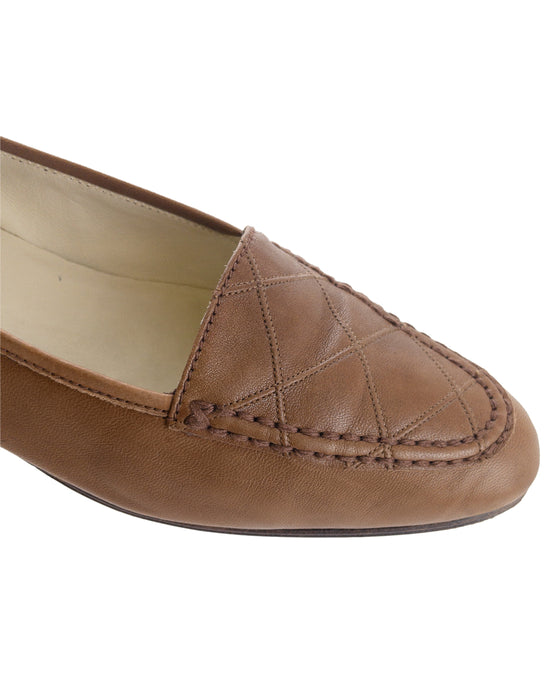Tan Kid Leather Loafer