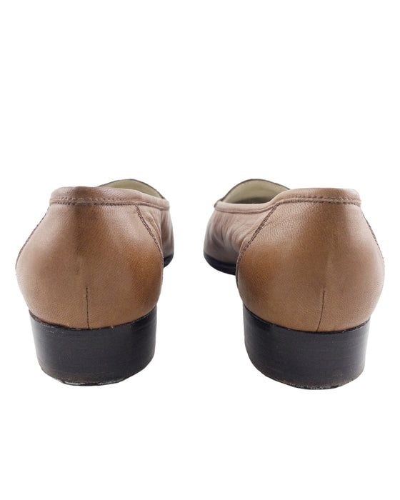 Tan Kid Leather Loafer