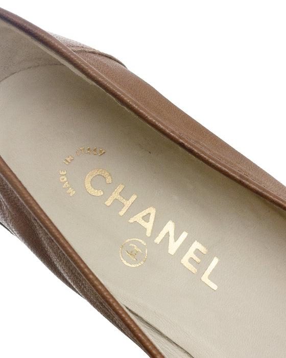 Tan Kid Leather Loafer