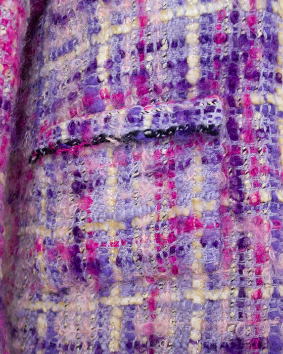 Pink and Purple Tweed Ensemble