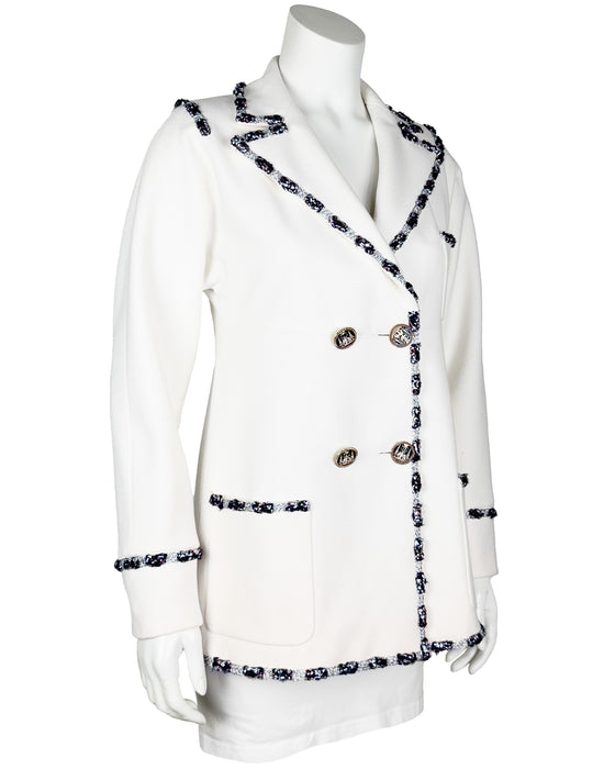 White Cashmere Blend Jacket