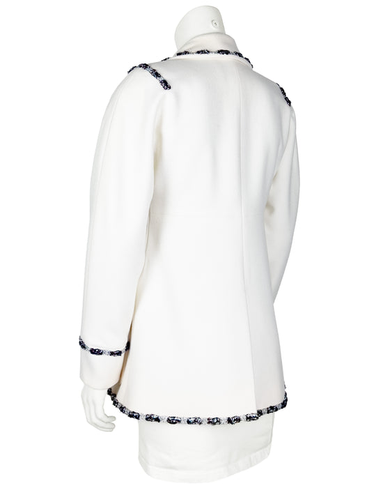 White Cashmere Blend Jacket