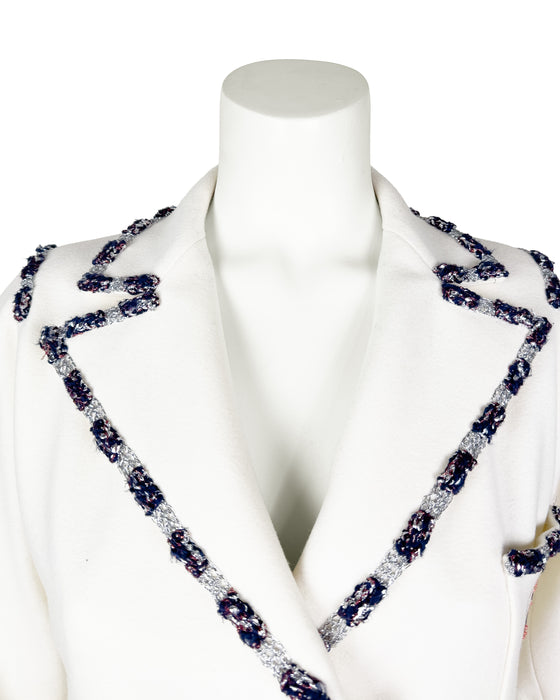White Cashmere Blend Jacket