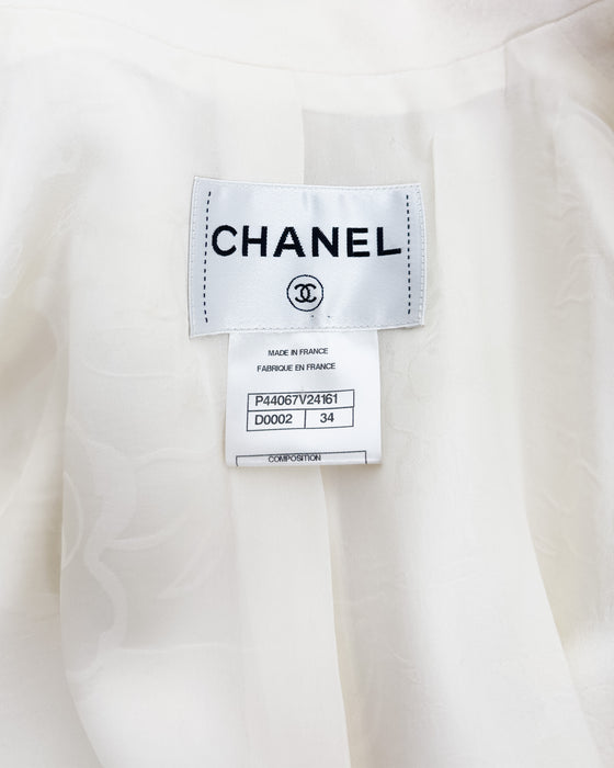 White Cashmere Blend Jacket