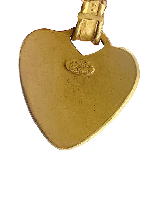 Heart Clip on Statementn Earring