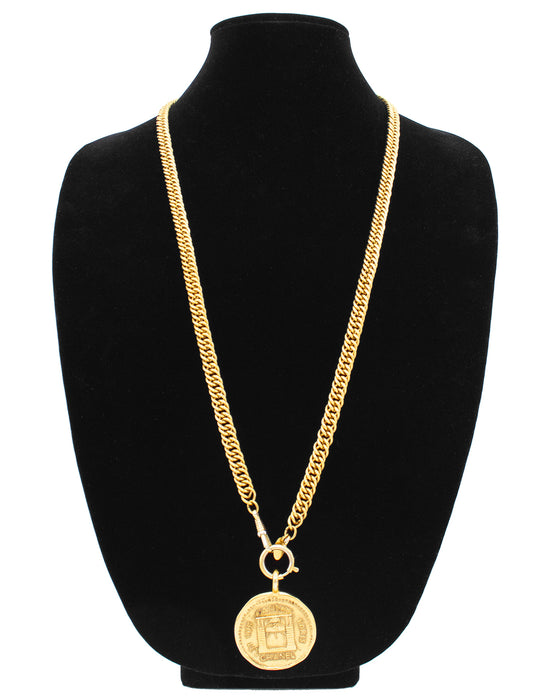 31 Rue Cambon, Paris Medallion Chain Necklace