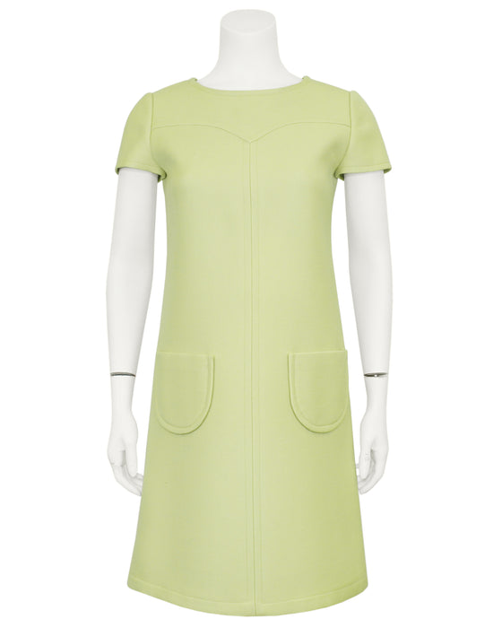 Lime Green Shift Dress Vintage Couture Lime Green Shift Dress Vintage Couture