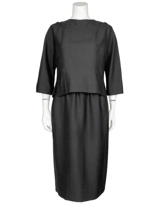 Black Demi Couture Cocktail Dress