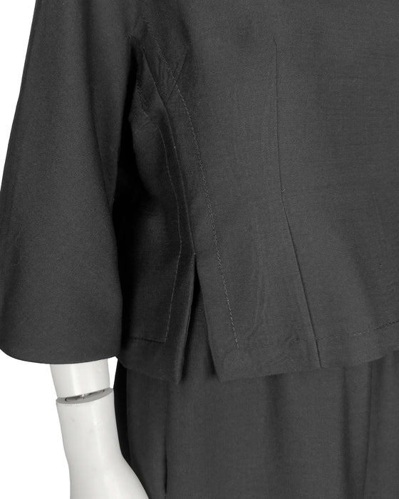 Black Demi Couture Cocktail Dress