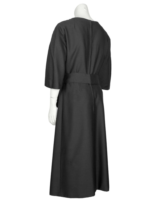 Black Wool Dress