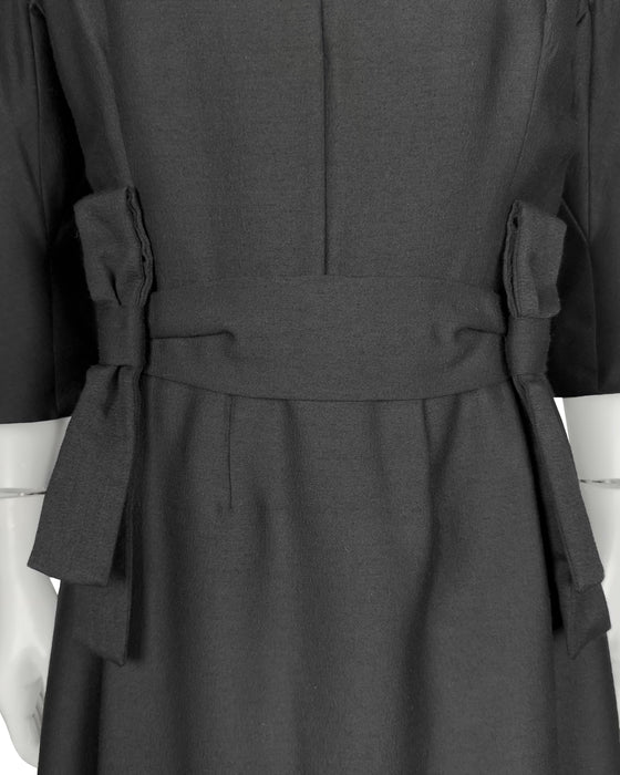 Black Wool Dress