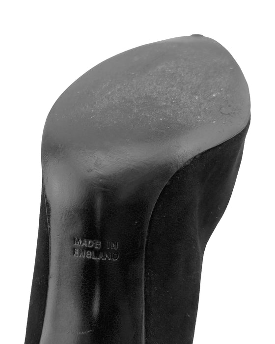 Black Suede Pumps by Roger Vivier
