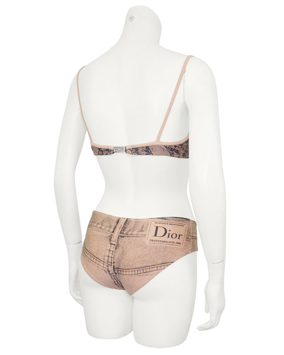 Spring/Summer 2006 Trompe L'oeil Lace and Denim Bikini