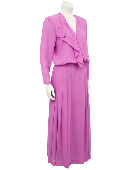 Pink 3 pc. Evening Suit with Jewelled Jacket