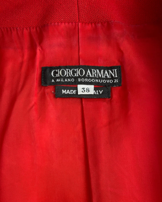 Red Pant Suit