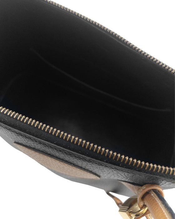 Black & Natural Leather 35 cm Bolide Bag