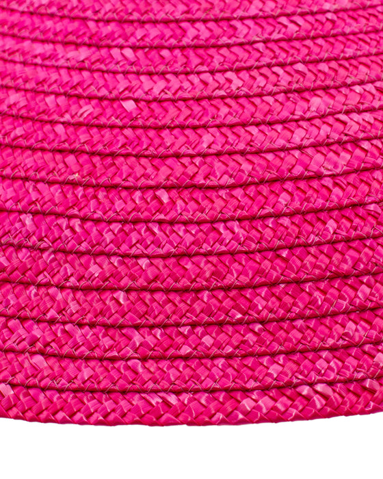 Pink Straw Hat