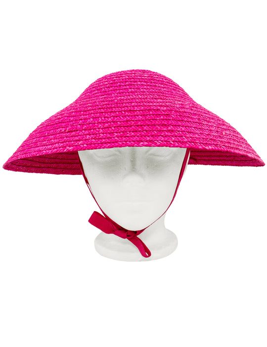 Pink Straw Hat