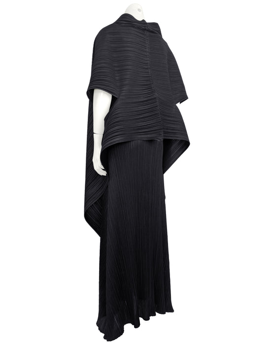 Black Plissé Dress & Jacket Set from 2018
