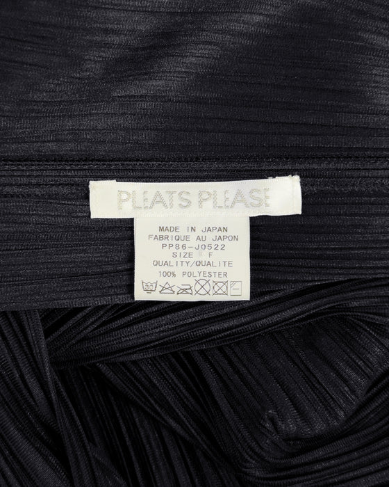 Black Plissé Dress & Jacket Set from 2018
