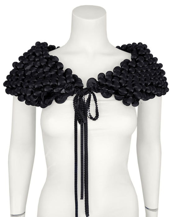 Black Bubble Effect Neck Wrap
