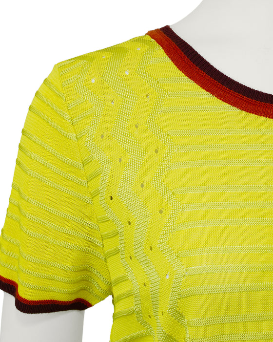 Chartreuse Knit Ensemble