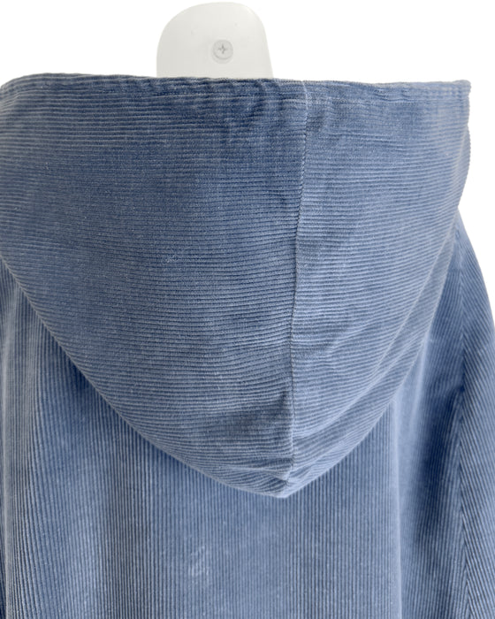 Blue Grey Corduroy Cape