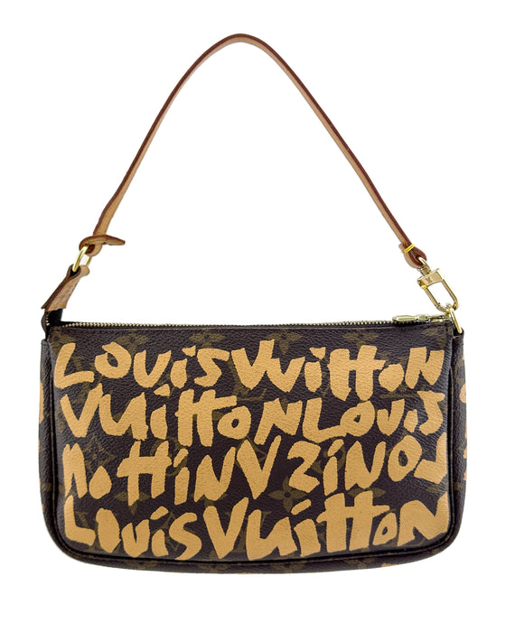 2001 Stephen Sprouse Collab Graffiti Pochette Bag