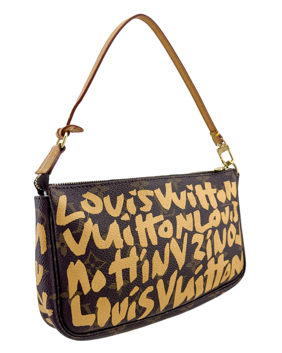 2001 Stephen Sprouse Collab Graffiti Pochette Bag