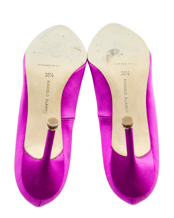 Pink Satin Hangisi Pumps