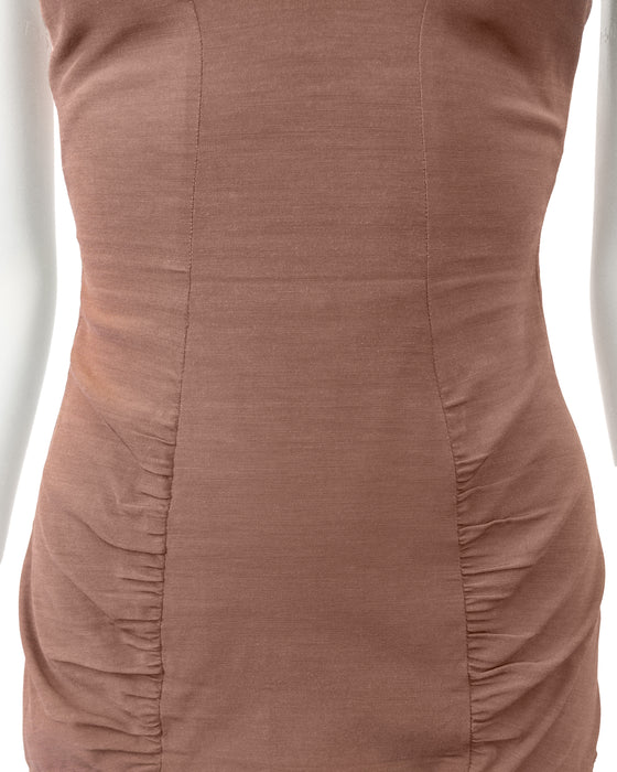 Brown One Piece Swimsuit