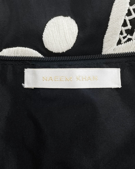 Black & White Embroidered Skirt