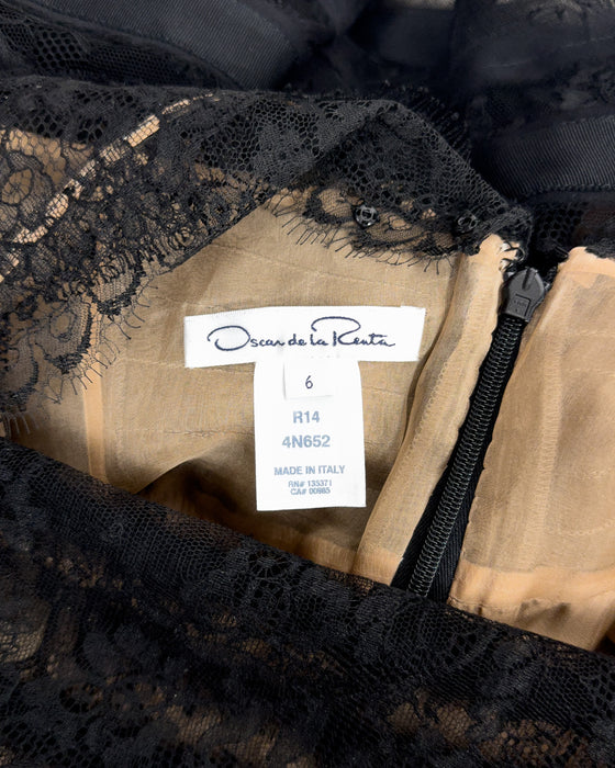 Black Longsleeve Lace Dress