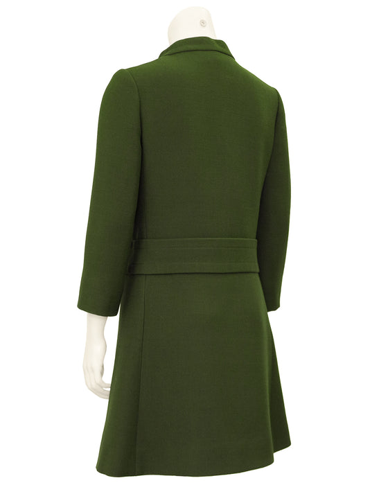 Green Mod Coatdress