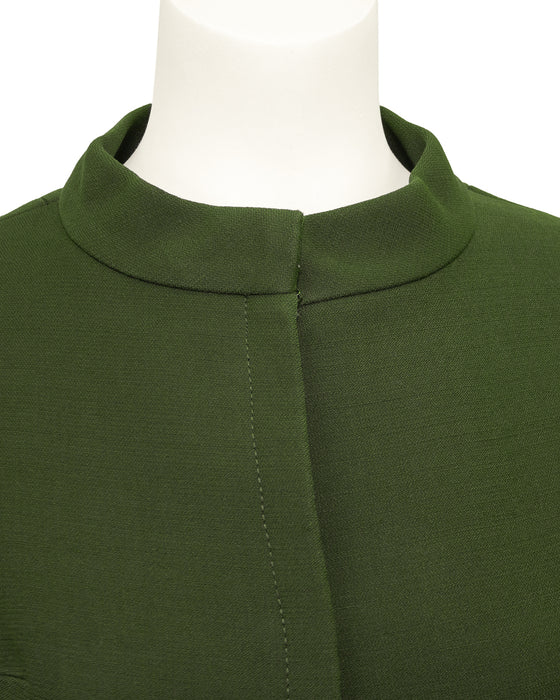 Green Mod Coatdress