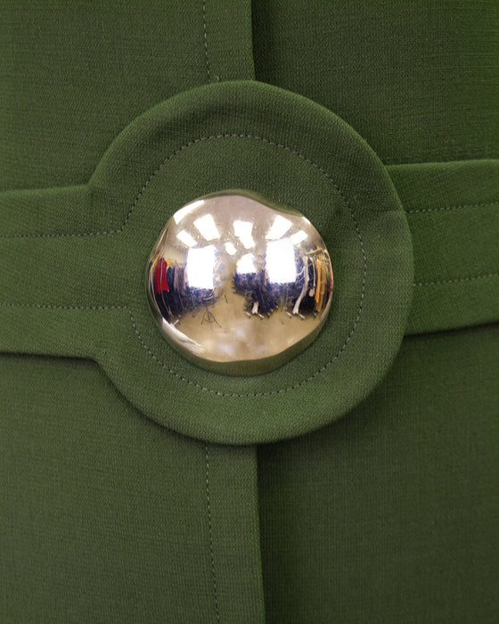 Green Mod Coatdress