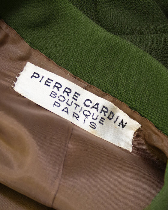 Green Mod Coatdress