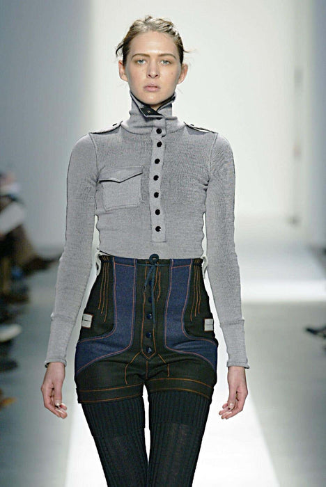 Balenciaga by Nicolas Ghesquière Fall 2003 “Sci-Fi” Ribbed Turtleneck Sweater