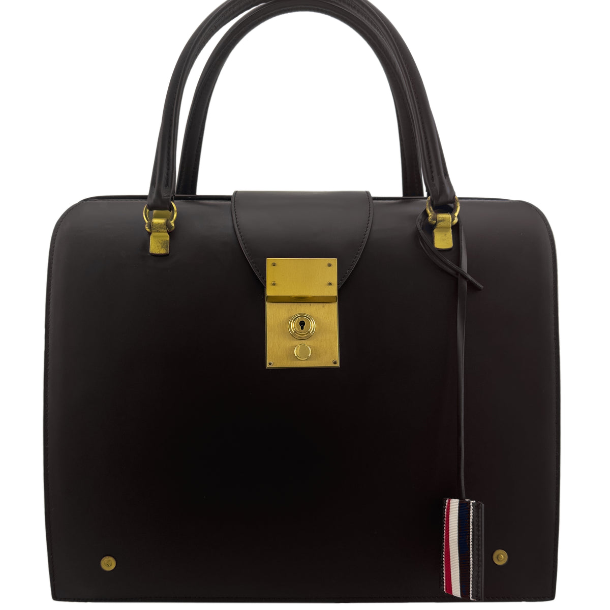 Mr. Thom' Brown Leather Doctor Bag Style Briefcase – Vintage Couture