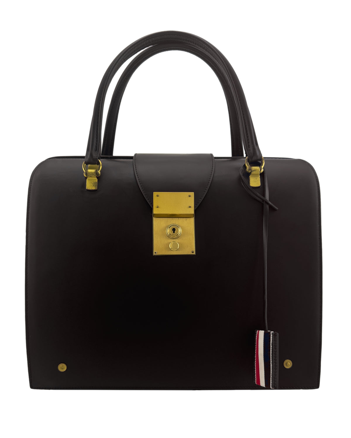 Mr. Thom' Brown Leather Doctor Bag Style Briefcase – Vintage Couture