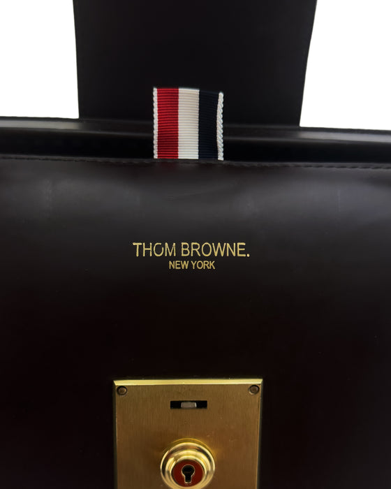 'Mr. Thom' Brown Leather Doctor Bag Style Briefcase