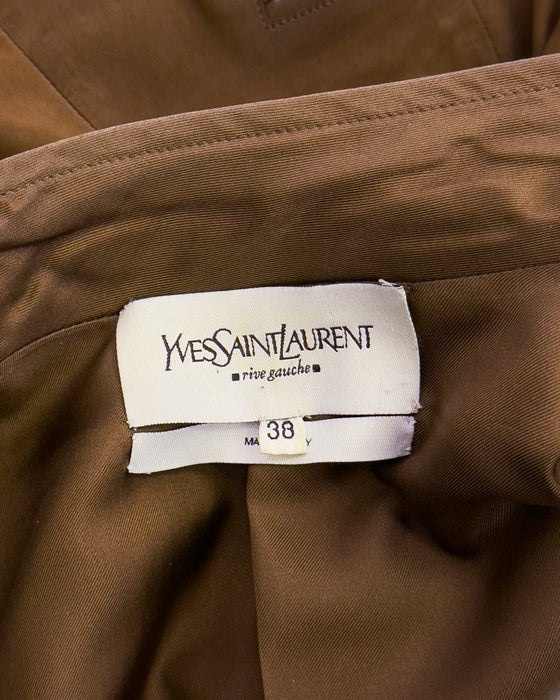 Brown Suede Bomber Jacket