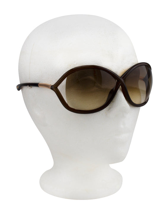 Dark Brown Whitney Sunglasses