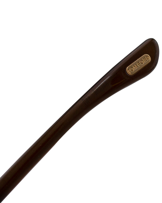 Dark Brown Whitney Sunglasses