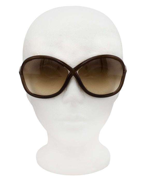 Dark Brown Whitney Sunglasses