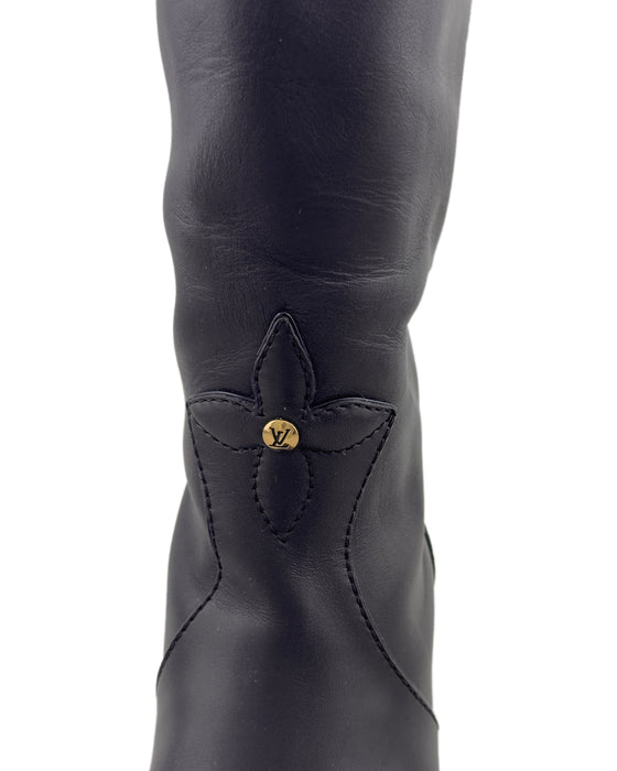 Brown Leather 'Notting Hill' Knee High Riding Boots