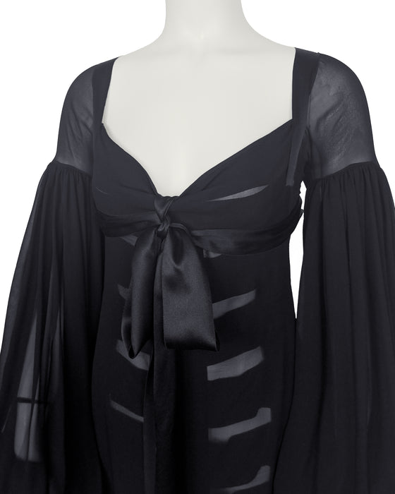 Black Fall/Winter 2002 by Tom Ford Silk Chiffon Dress