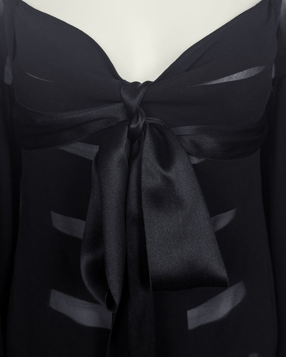 Black Fall/Winter 2002 by Tom Ford Silk Chiffon Dress