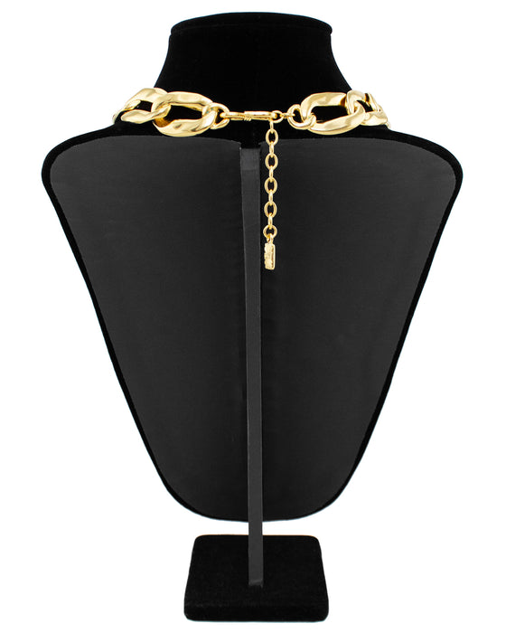 Gilt Metal Oversized Chain Link Choker