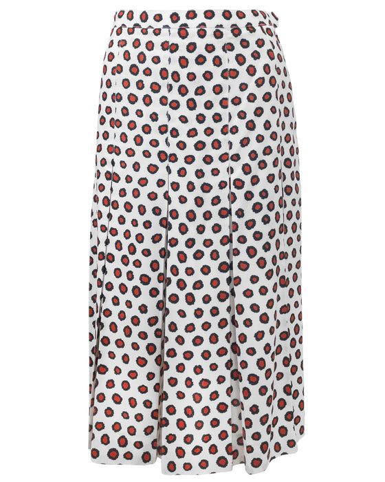 Red & Black Polka Dot Skirt